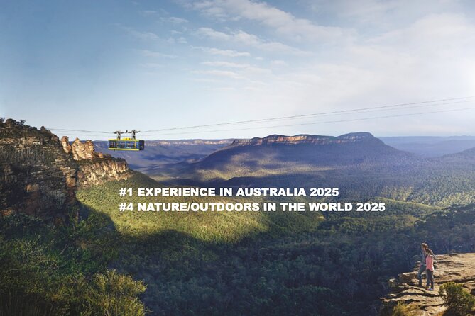 Blue Mountains Small-Group Tour from Sydney with Scenic World,Sydney Zoo & Ferry - First big viewpoint: Katoomba and the Three Sisters at Echo Point
