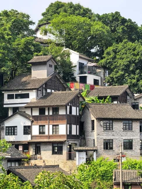Chongqing: Trendy Spots, Cableway & Ferry Private Tour - Nanbin Zhonglou Square: “ground level” that isn’t what you think
