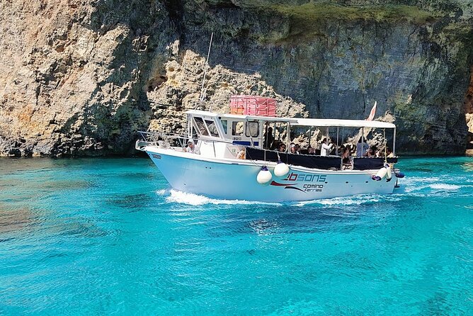 Comino Islands Private Boat Tour Ebsons Ferry - Crystal Lagoon: Quieter Water and Better Snorkeling Chances