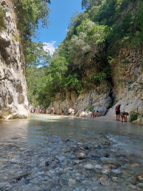 Corfu: Acheron River Trekking Tour with Ferry Trip - What the canyon looks like once you’re in the water