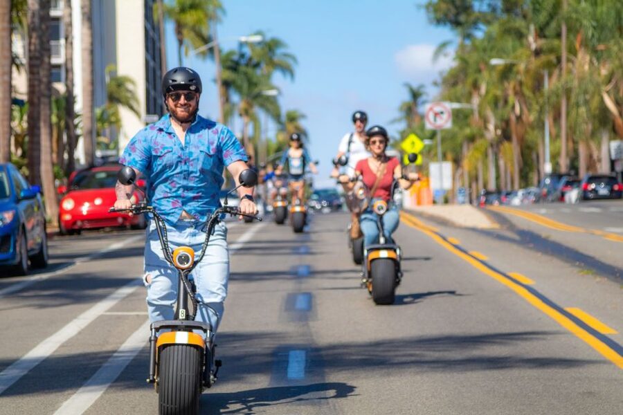 Coronado: GPS-Guided Scooter Tour & Round-Trip Ferry - Riding Coronado’s “must-see” loop: bridge, parks, and the Hotel del Coronado