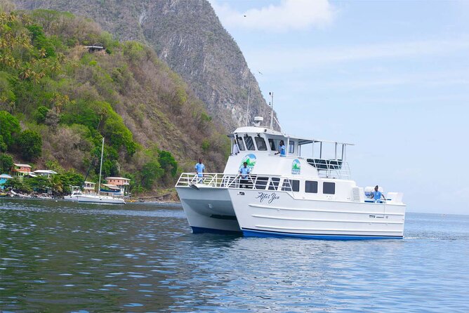 Ferry Transfer from Hewanorra Airport to Saint Lucia Resorts - The Pitons coast cruise: what you’ll see along the way