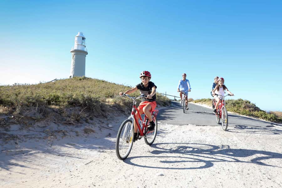 From Fremantle: Rottnest Island Ferry and Bike Day Tour - Picking Up Your Bike Fast and Getting Oriented