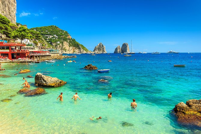 From Naples: Capri and Anacapri Small Group Tour + Ferry - Il Piccolo and la Piazzetta: People-Watching With Purpose