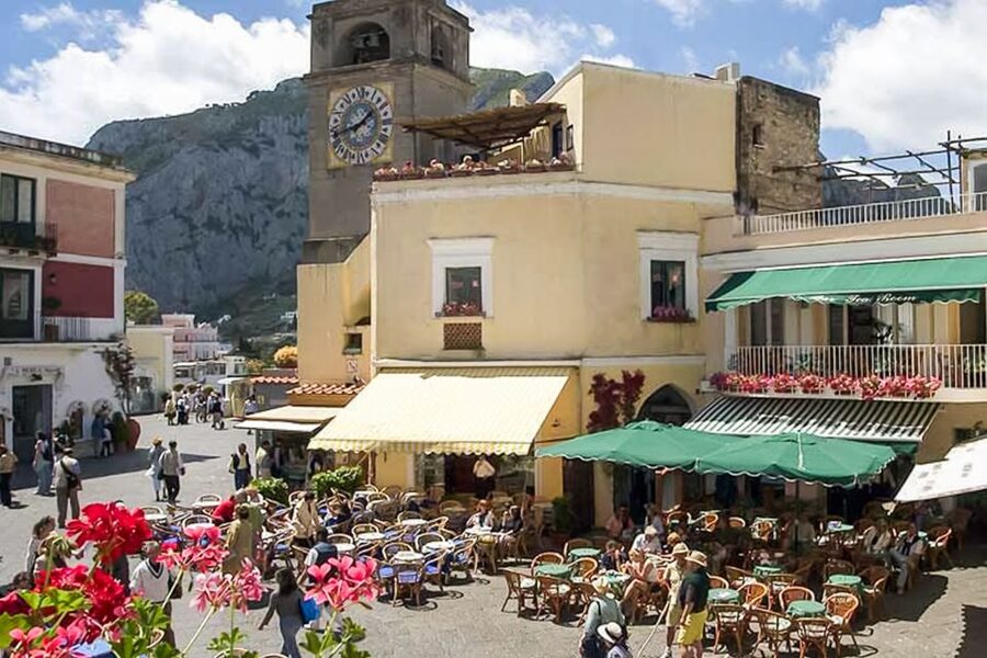 From Naples: Capri Guided Tour with Ferry Tickets & Minibus - Piazzetta di Capri free time: where to pause and people-watch