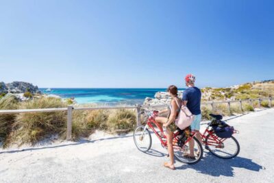 From Perth: Rottnest Island Ferry & Bike Trip - Getting your bike on Rottnest: quick setup, helmet, and first scoops of quokka chaos