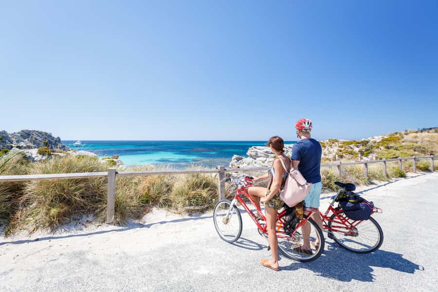 From Perth: Rottnest Island Ferry & Bike Trip - Getting your bike on Rottnest: quick setup, helmet, and first scoops of quokka chaos
