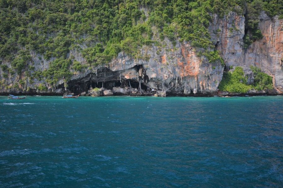 From Phuket: Snorkeling Ferry Cruise to Phi Phi Islands - Phi Phi Leh coastline: Maya Bay, Loh Samah Bay, and the cruise-by view