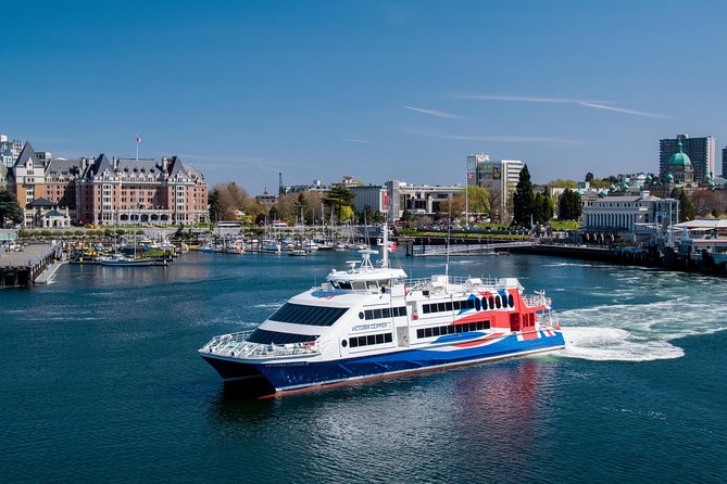 From Seattle: Round Trip by High Speed Ferry to Victoria, BC - The Smooth High-Speed Ride: Puget Sound to Strait of Juan de Fuca