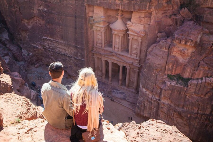 From Sharm ElSheikh: The Lost City (Petra) Day Tour by Ferry - Roman Theater and the Citadel area: how the city entertained and organized itself