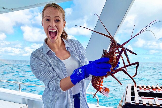 Luxe Seafood Package with Round Trip Ferry from Fremantle - The feast in front of you: lobster, oysters, crabs, tacos, and more