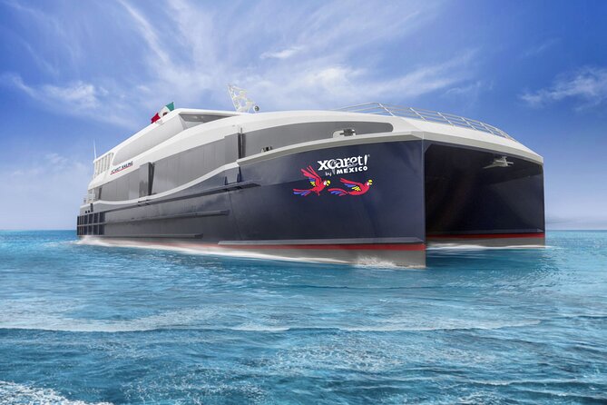 Luxury FERRY Xcaret: From Cancun to Isla Mujeres - Views and sea reality: choppy water is part of the deal