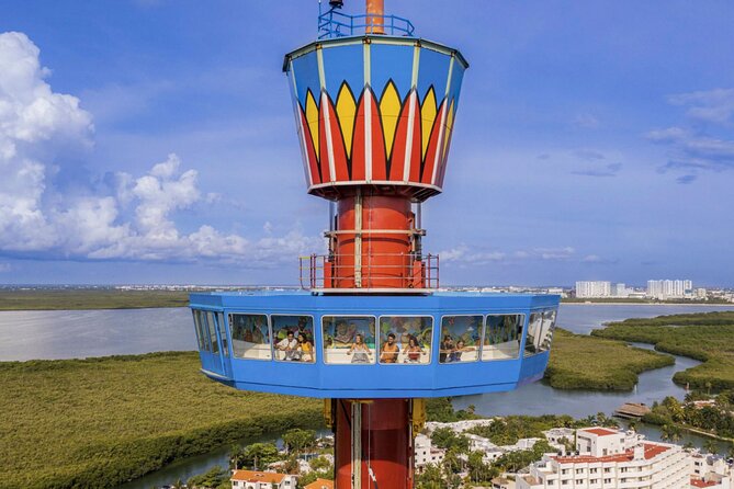 Luxury FERRY Xcaret: From Cancun to Isla Mujeres - The Scenic Tower perk with round-trip Tourist Fare