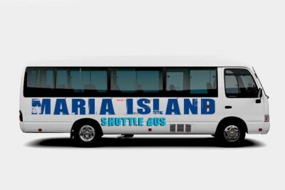 Maria Island Ferry - Hobart Bus Connection (Return Service) - On board comfort: air-conditioning and a local driver-guide