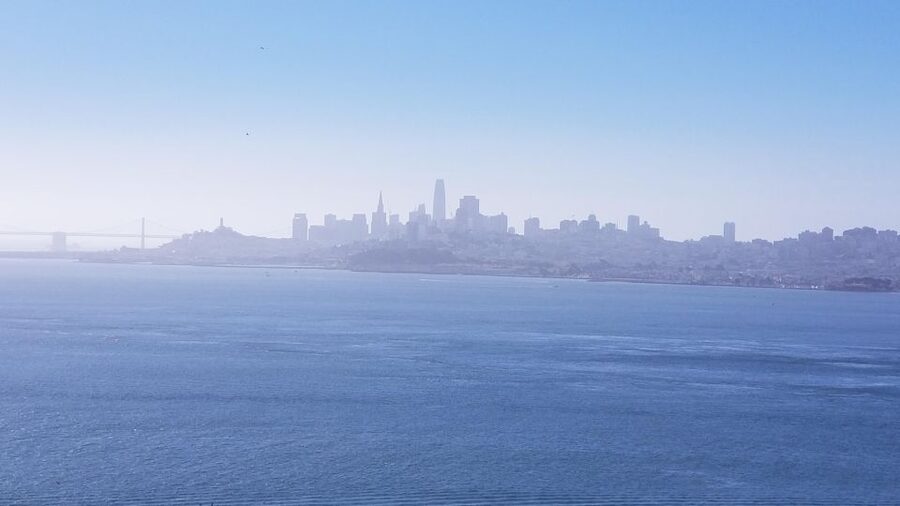Muir Woods, Sausalito and Ferry back to Fisherman's Wharf - The drive north: Presidio views to Marin County passes