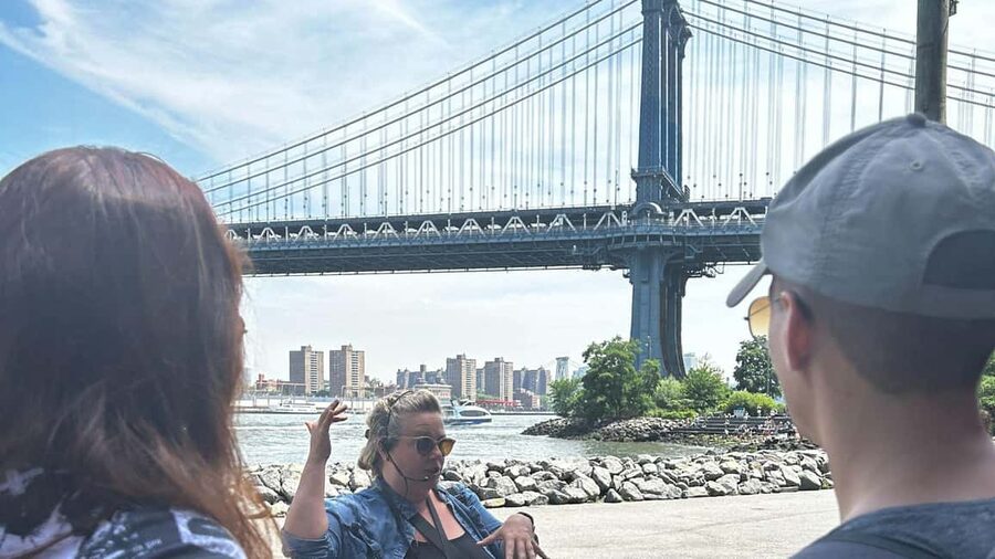 NYC: Brooklyn Bridge and DUMBO Tour with East River Ferry - DUMBO, Time Out Market energy, and the way the neighborhood changed