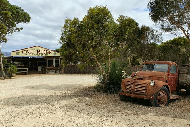 One Day Kangaroo Island Sip & See tour with return ferry transfers from Adelaide - Stop 2: Emu Ridge Eucalyptus distillery lunch (and the oil-making story)