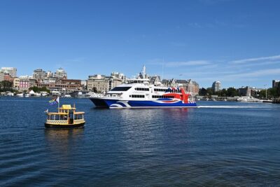 One-Way High-Speed Passenger Ferry: Victoria, BC to Seattle, WA - Seating choices: Economy vs Comfort and Vista Class views