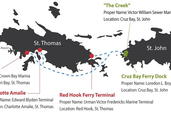 Paradise Taxi & Tours USVI- St. Thomas - Airport Transfer to Red Hook Ferry - Round-trip and special occasions: possible if you ask