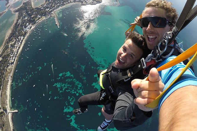 Rottnest Island Skydive Including Round Trip Ferry from Fremantle - The tandem freefall experience: what you’re likely to care about in the air