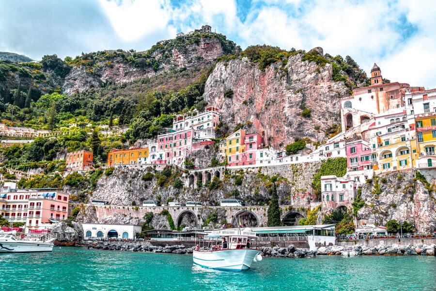 Round-Trip Ferry Ticket from Salerno to Amalfi and Positano - Positano Free Time: The Streets, the Church, and the Sea-Air Feel