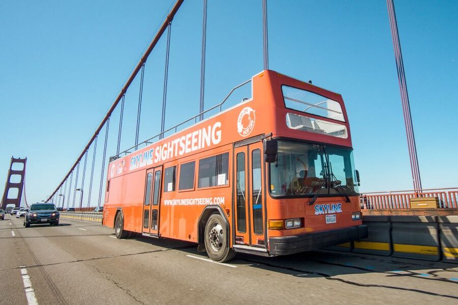 San Francisco: Hop-On Hop-Off Bus with Ferry & Alcatraz Tour - Golden Gate Bridge on an Open-Top Bus (Plus a Real Photo Stop)
