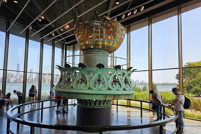 Statue of Liberty Ellis Island with Pre-Ferry Tour - Statue of Liberty Museum: the original torch, with limited time