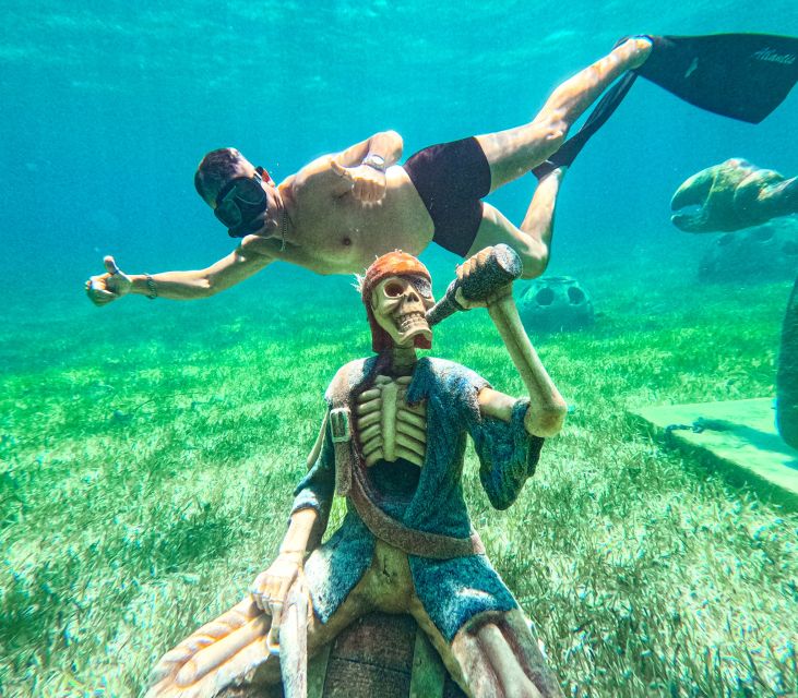 SunCay Private Oceanview Villa up to 6 with Lunch and Ferry - Snorkeling at sculpture gardens, a shipwreck, and reef zones