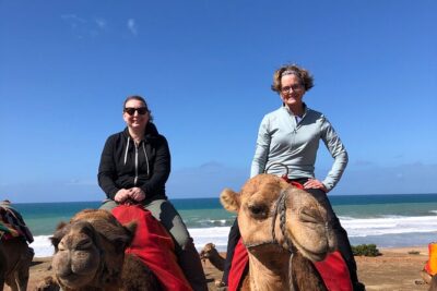 Tarifa to Tangier Tour with ferry ticket , lunch & camel ride - Meeting the Mediterranean and Atlantic: Achakkar Beach camel ride
