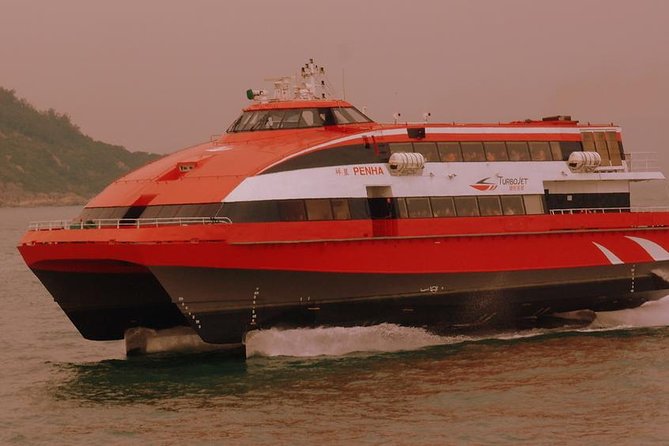TurboJet Ferry E-Ticket from Hong Kong to Macau - It’s transport only: how to plan meals and time wisely