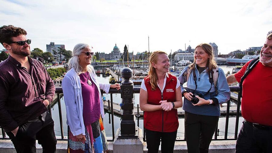 Victoria Bites and Sights Tour with Food, Drinks and Ferry - Harbour Ferry to Chinatown: seeing Victoria from the water (when it runs)